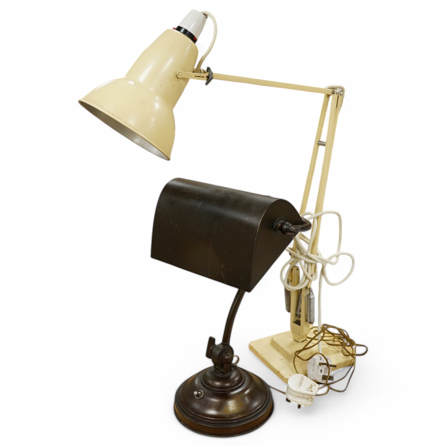 Two desk lamps including “The Anglepoise” and another. Condition - fair, not tested